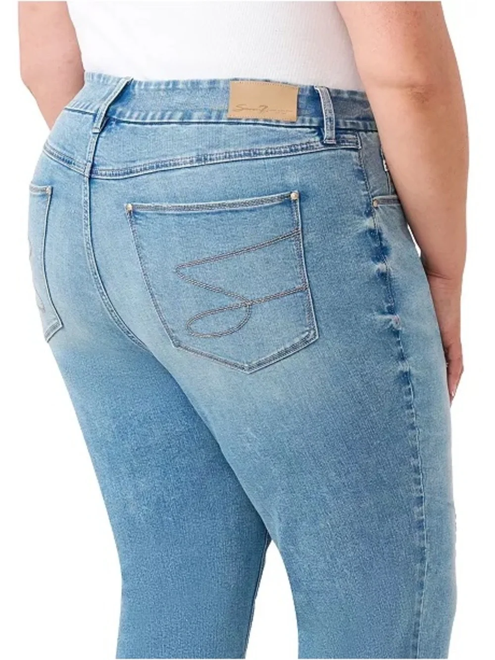 Seven7 Tummyless Ankle Straight Jeans - Picture 4 of 10